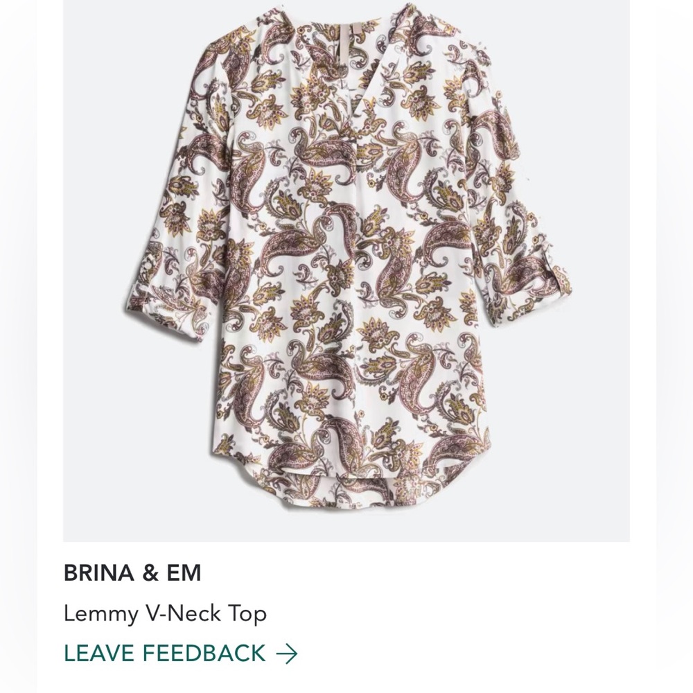 Stitch Fix M Paisley